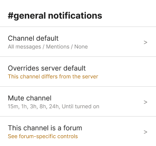 Channel notifications low fidelity, wireframe